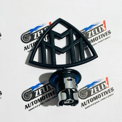 Mercedes Maybach Hood Emblems | Aftermarket OEM-Style Fit (Black/Chrome) Colour Options