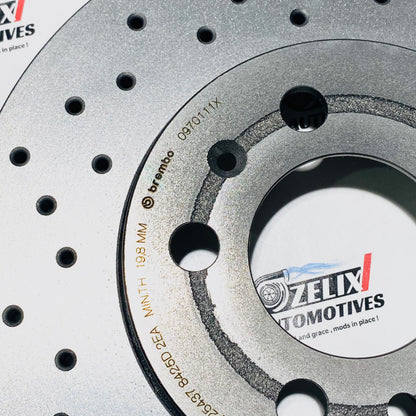 Brembo  Ventilated Disc | Aftermarket High-Performance Discs Fits VW Polo/Vento/Ameo / Skoda Rapid / Audi A3