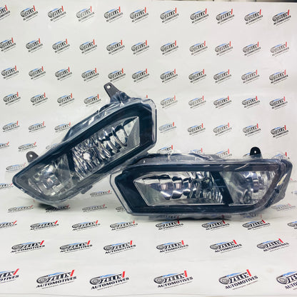 Polo Type 2 front fog lamp set aftermarket 