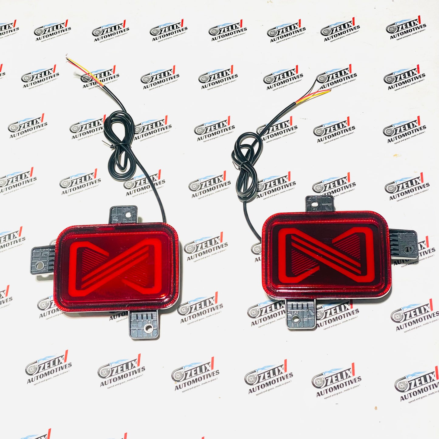 Mahindra Thar Infinity-Style LED Reflector Lights | Premium Rear Brake and Turn Signal Upgrade