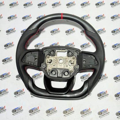 Mahindra Thar ROXX Carbon Finish Steering Wheel | Aftermarket Upgrade
