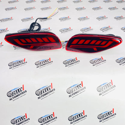 Kia Seltos LED Rear Reflector Lights | Aftermarket Rear Bumper Brake Lamp Set