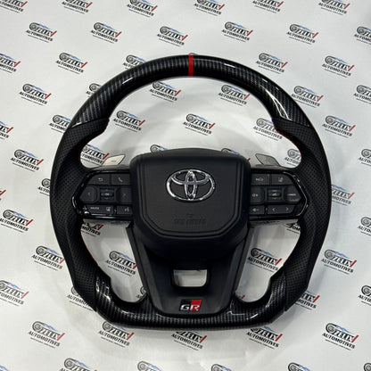 Crysta, Fortuner, Hilux, Innova Carbon Fiber Steering Wheel | Aftermarket