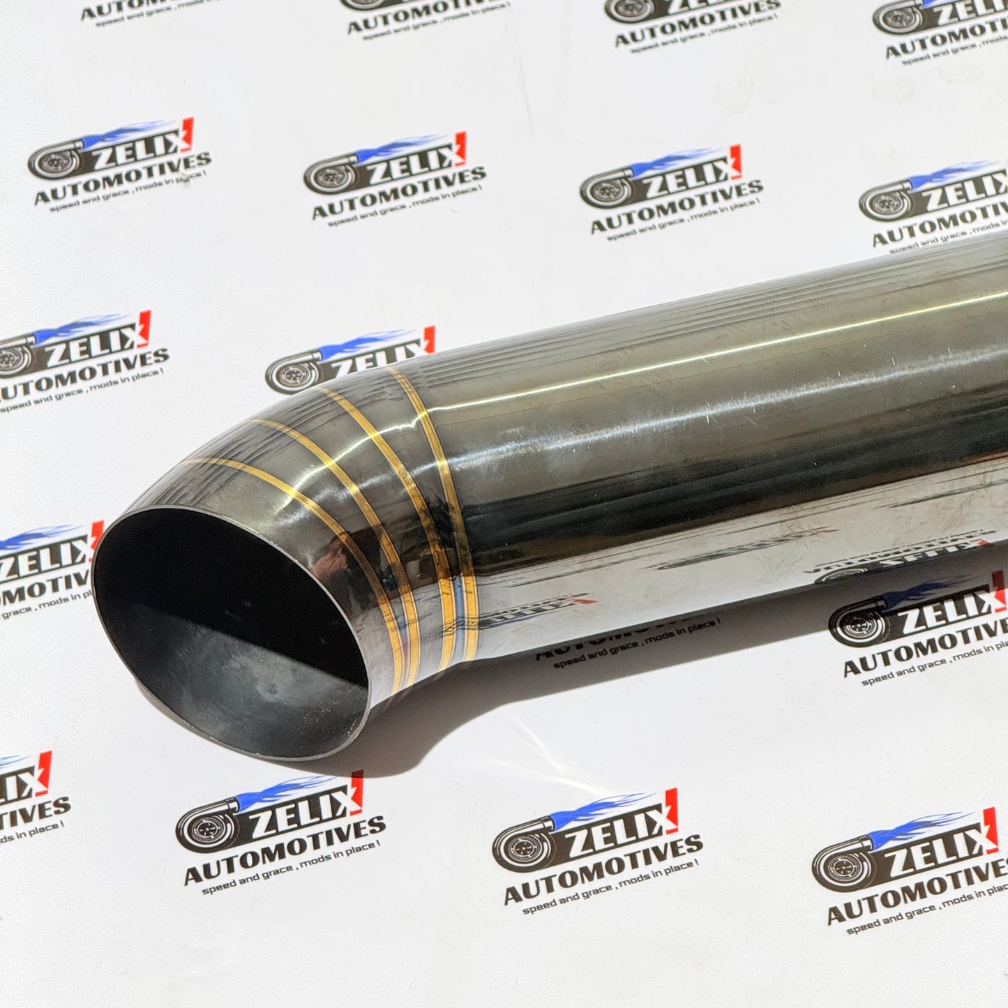Long End Can Exhaust Tip | premium Neo Chrome Finish
