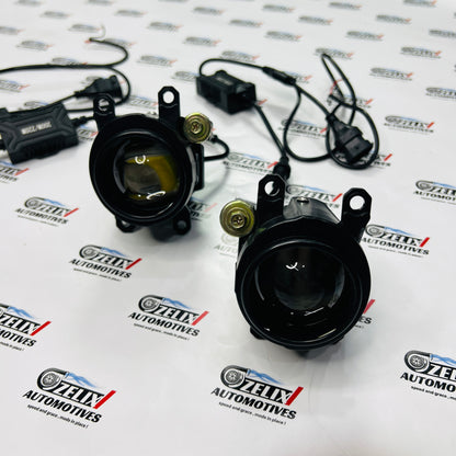 MaxVision Mini LED Fog Lights | Dual Color High Intelligent Lamps