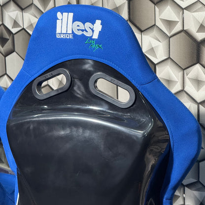 Bride illest Low Max Edition Racing Bucket Seats | Premium Blue Colour Finish