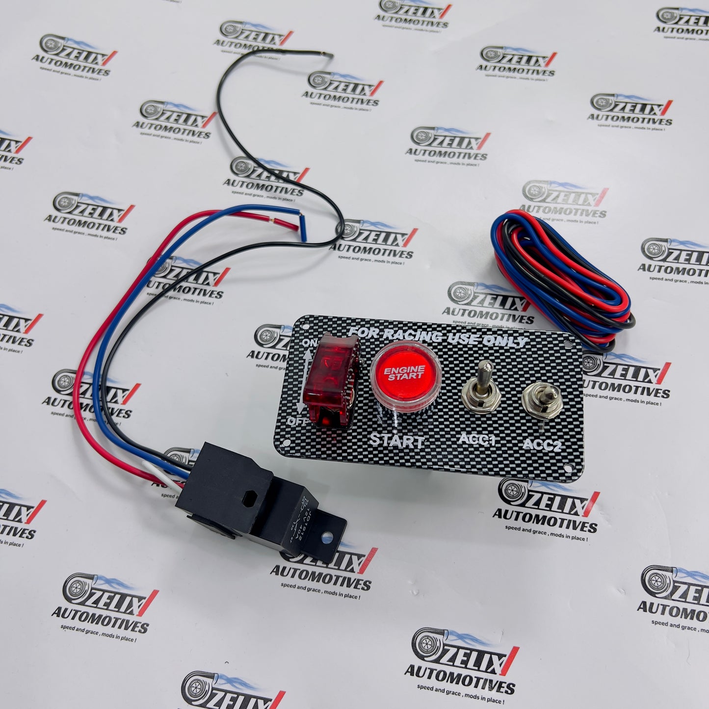 Car Toggle Switch | Universal Aftermarket Aircraft-Style Safety Cover.