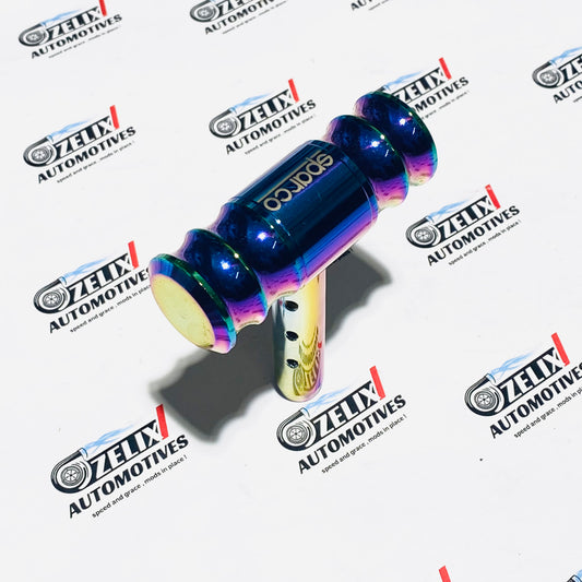 Sparco Aircraft-Style Gear Knob | Universal Fit  Burnt Blue Finish