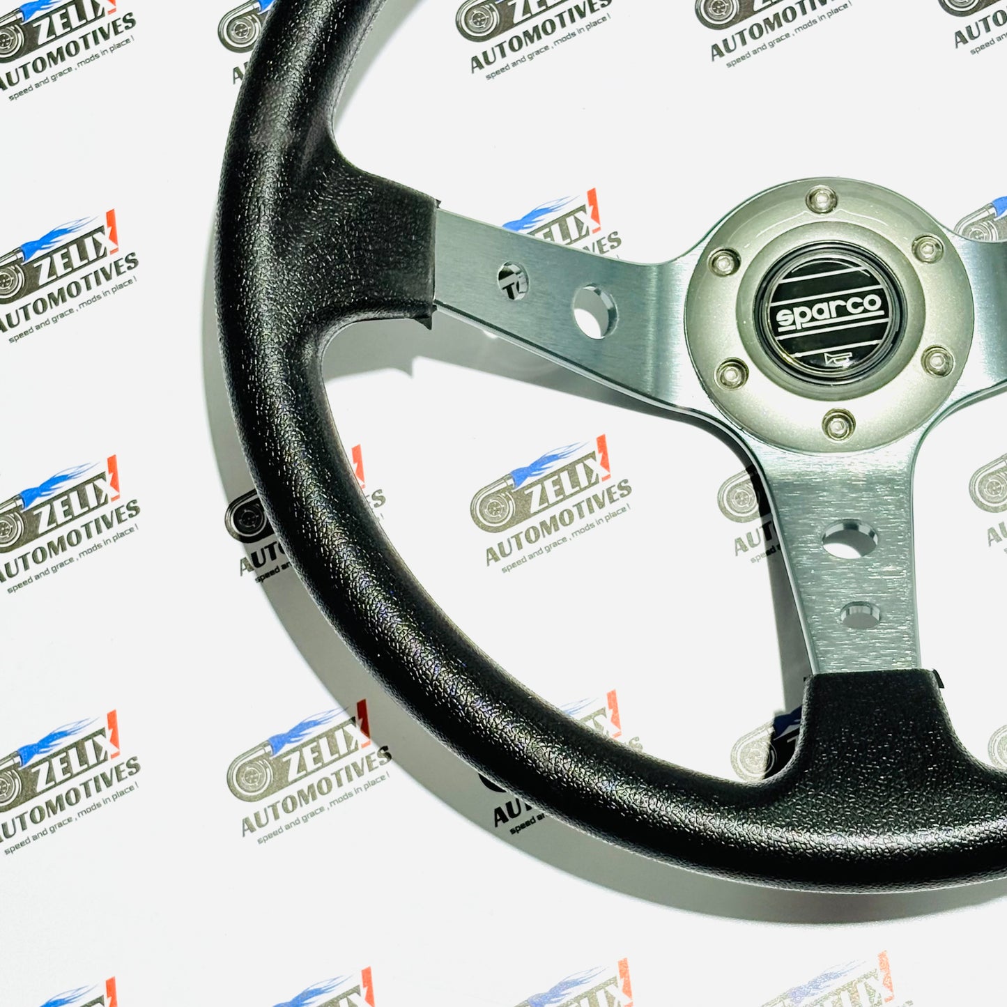 SPARCO Deep Dish 14-Inch Steering Wheel | Universal Racing Performance Design