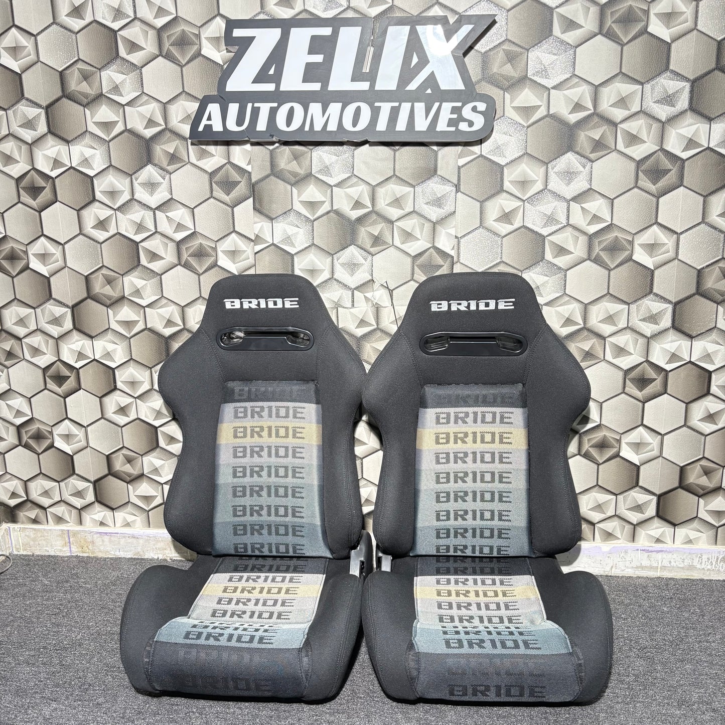 Bride Racing Bucket Seats 1035-RD Model | Premium Black Universal Fit