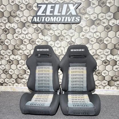 Bride Racing Bucket Seats 1035-RD Model | Premium Black Universal Fit