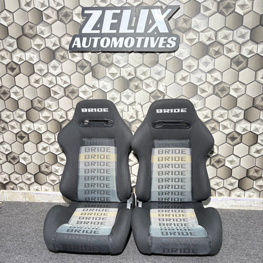 Bride Racing Bucket Seats 1035-RD Model | Premium Black Universal Fit