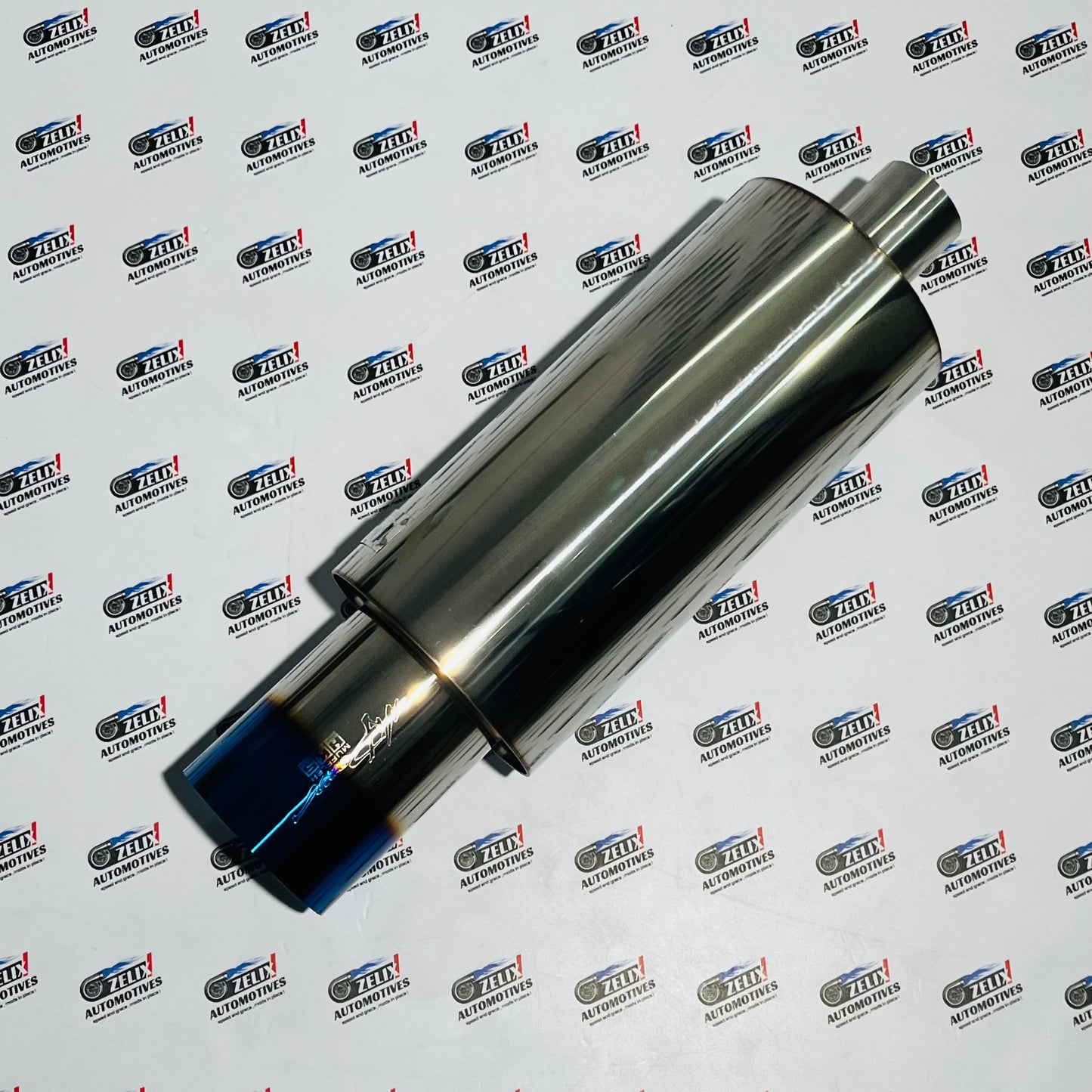 HKS JASMA-Series Monster Size Free Flow Exhaust End Can | Premium Burnt Tip Finish