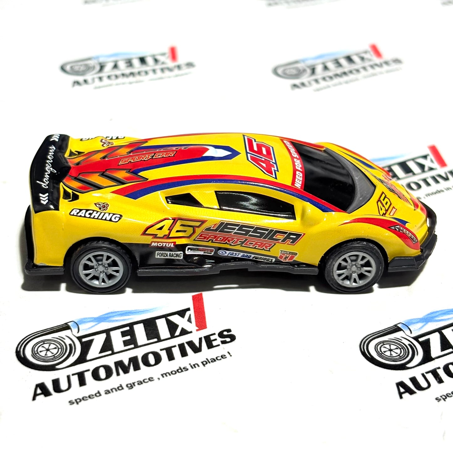 Sports Car Moving Dashboard Accessory | Multiple Colour Options