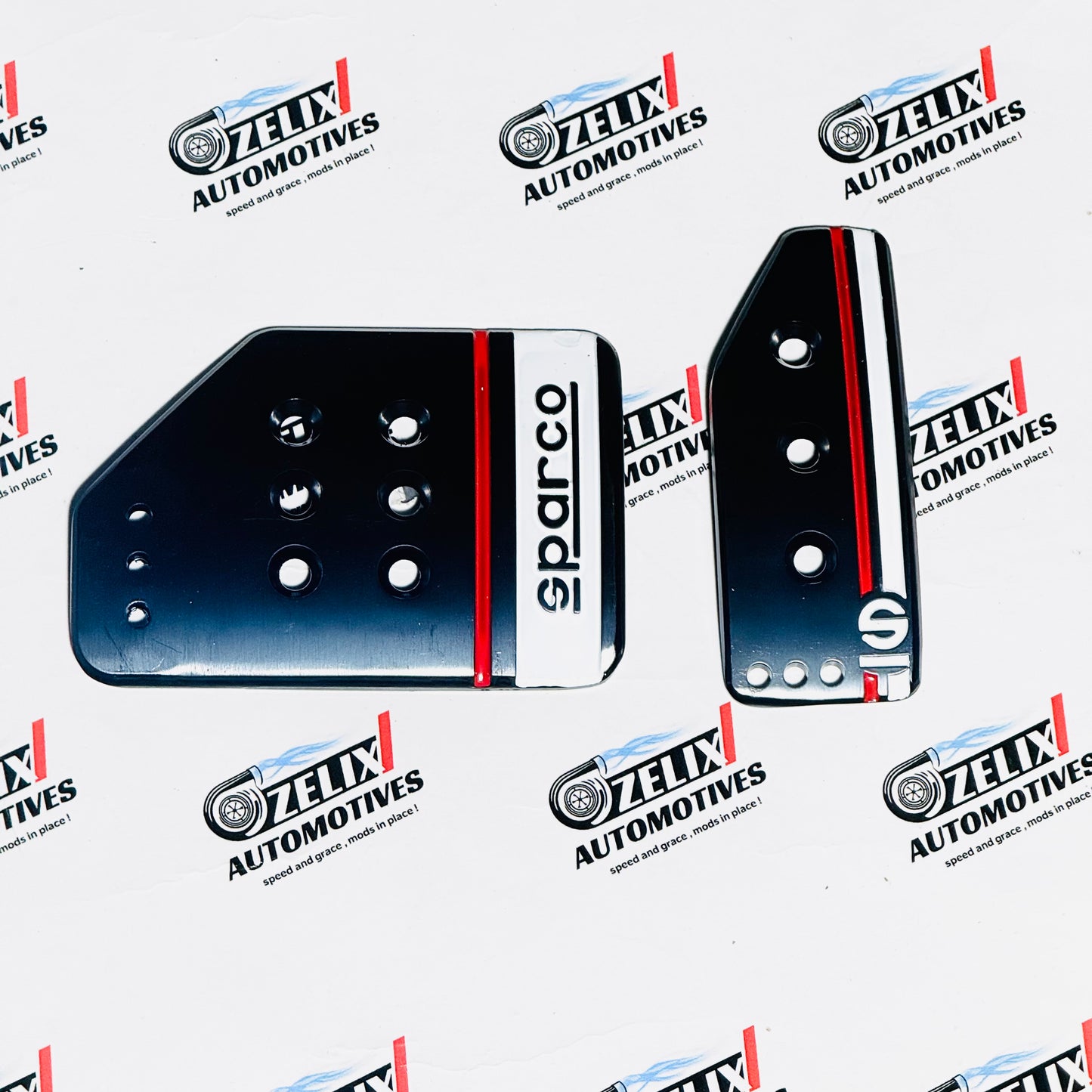 Sparco Pedal Kit for Automatic Cars | Premium Aluminum Racing Set