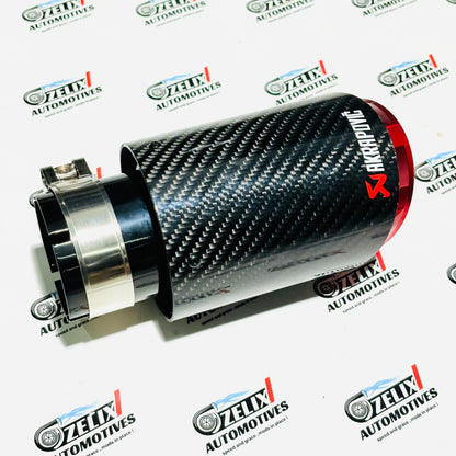 Akrapovic Single Exhaust Tip | Carbon Fiber Finish with New Outlet Design