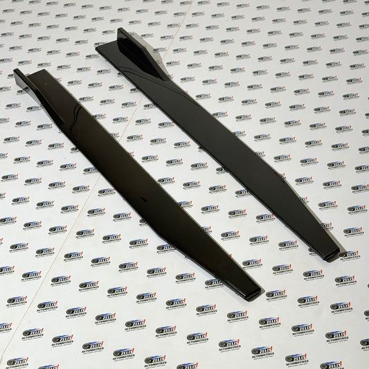 Universal  Long Side Skirts Set Of-2 | Glossy Black Finish