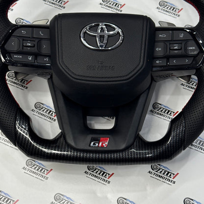 Crysta, Fortuner, Hilux, Innova Carbon Fiber Steering Wheel | Aftermarket