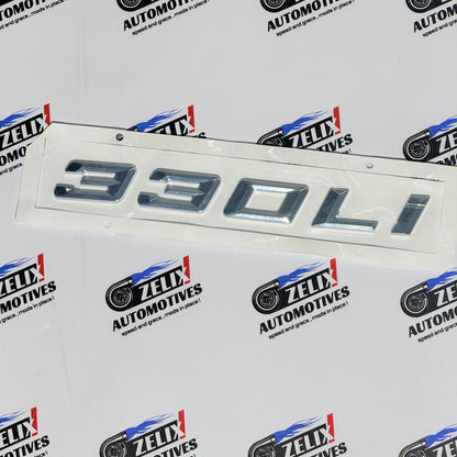 BMW i-Series Letters Emblems | Aftermarket OEM-Style in Chrome Finish