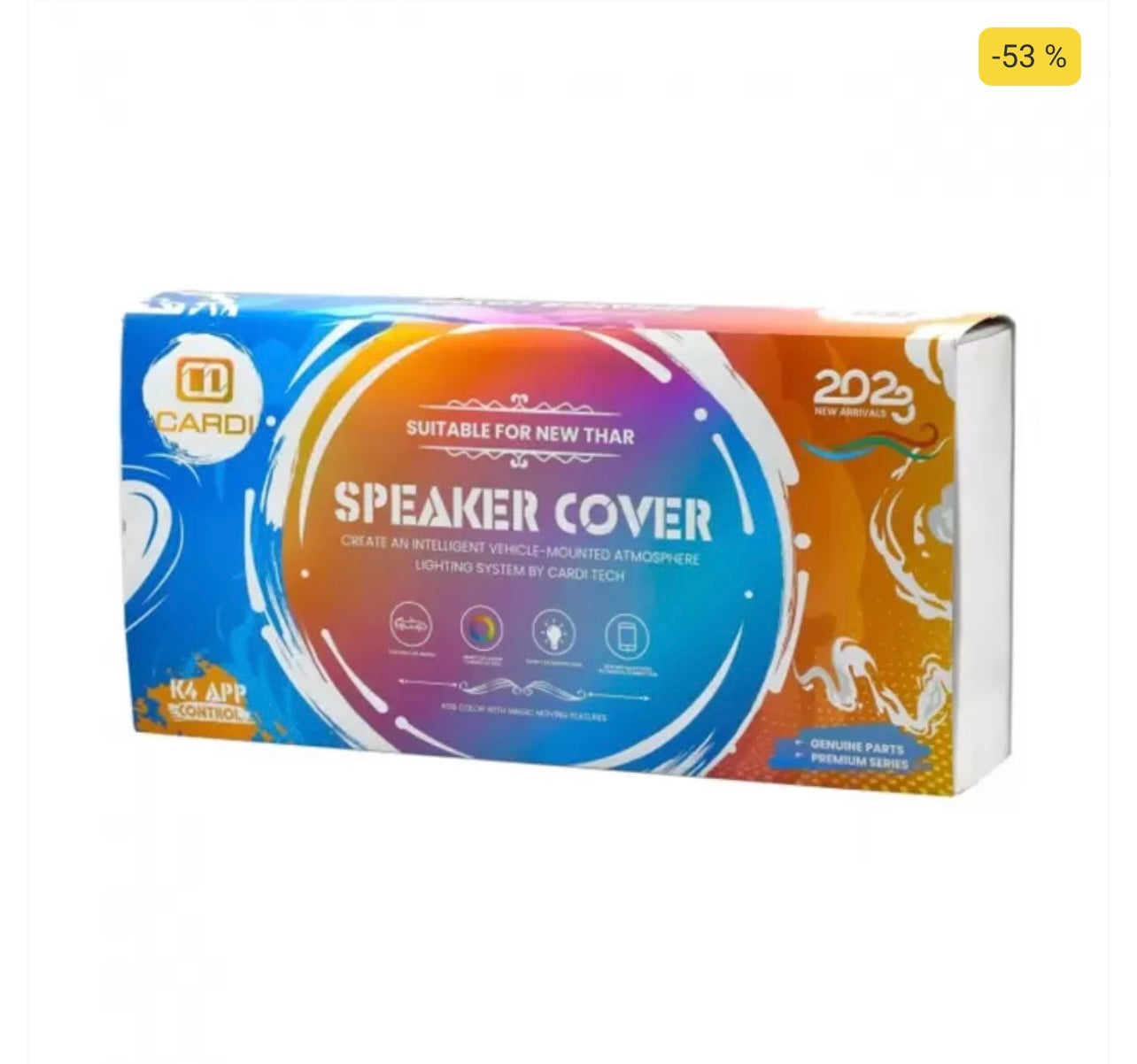 CARDI Speaker Ambient LED Light For Mahindra Thar 2020 Onwards