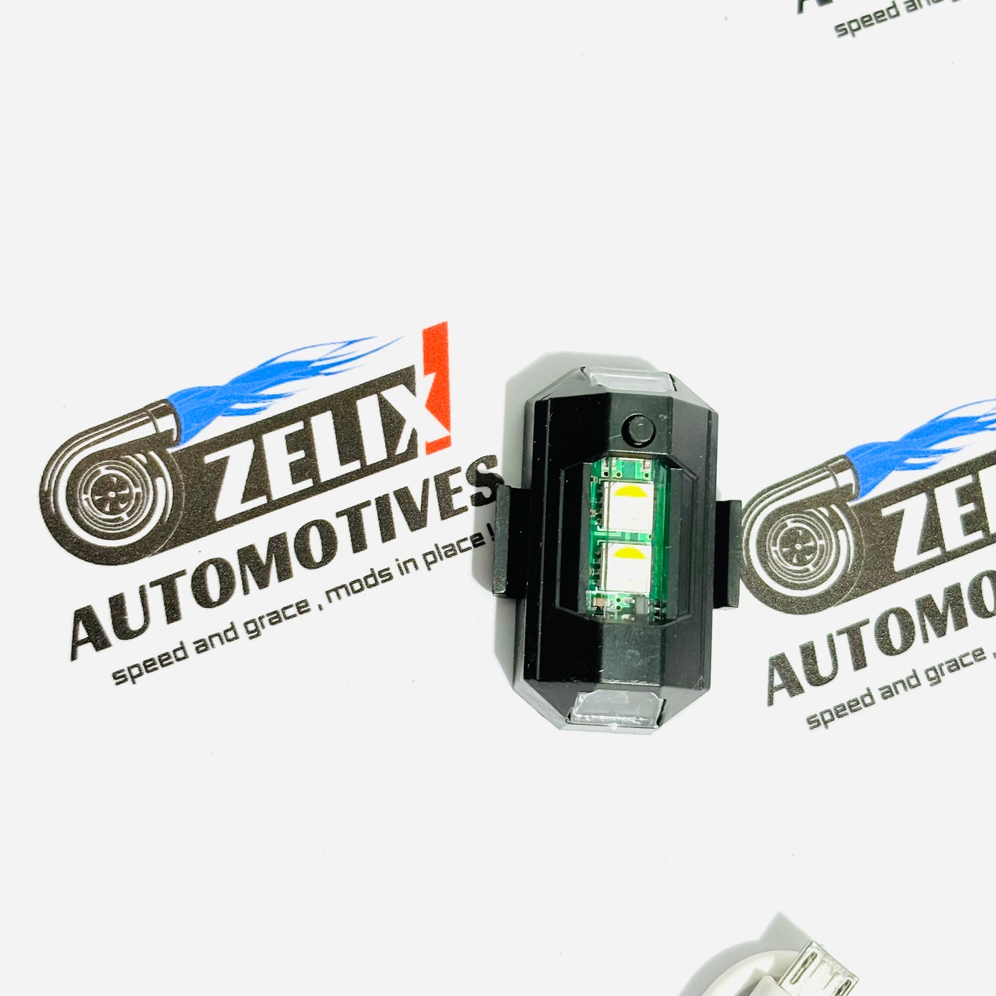 Aircraft-Style  LED Flashers | Multi-color Strobe Warning Lights (Set of 4)