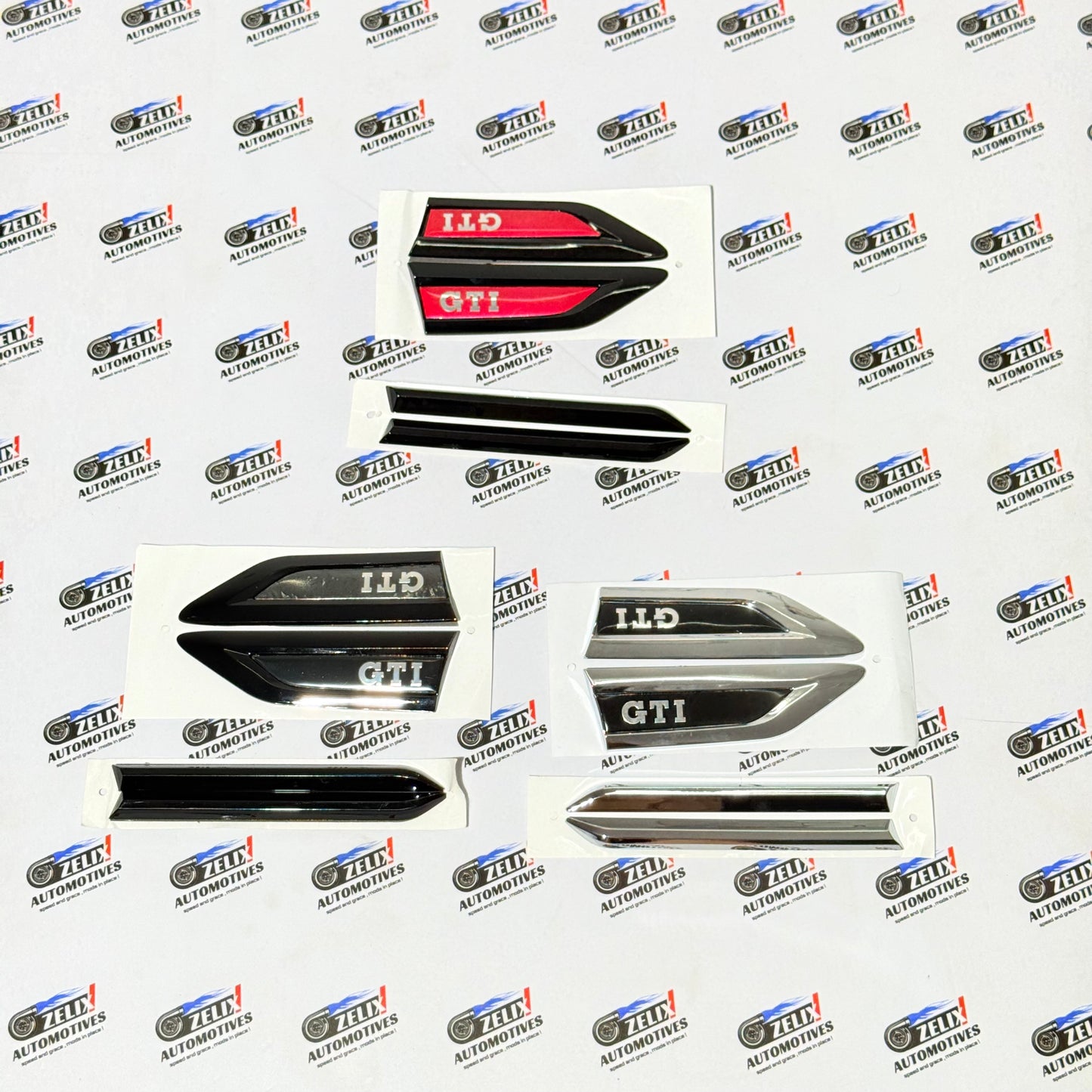GTI Fender Emblems OEM-inspired look | Three Sporty Colour Options