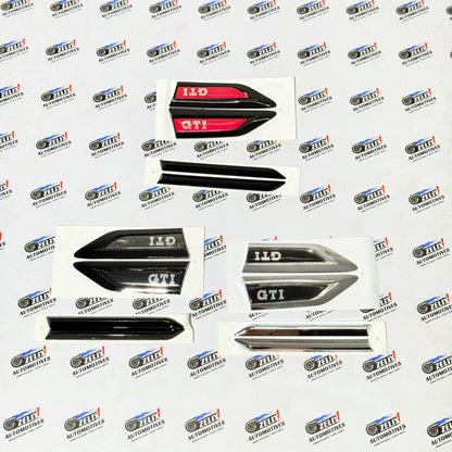 GTI Fender Emblems OEM-inspired look | Three Sporty Colour Options
