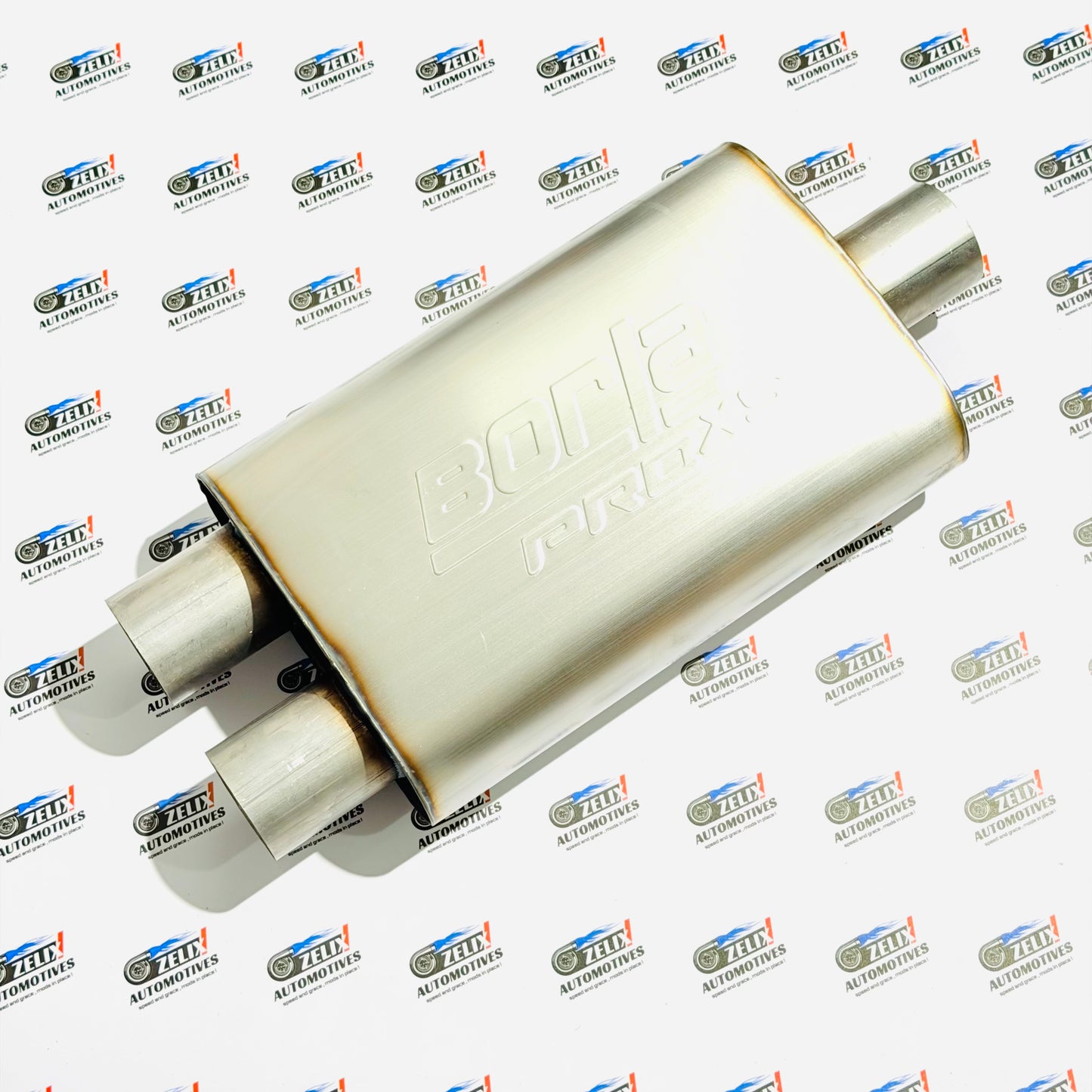 Borla ProXS Dual Exit Performance Resonator | Stainless Steel
