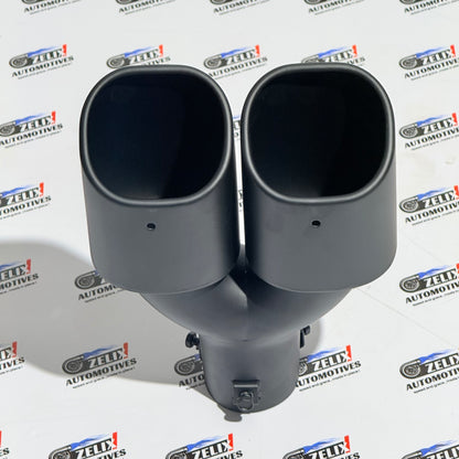 HKS Limited Edition Dual Exhaust Tip | Matte Black & Carbon Finish