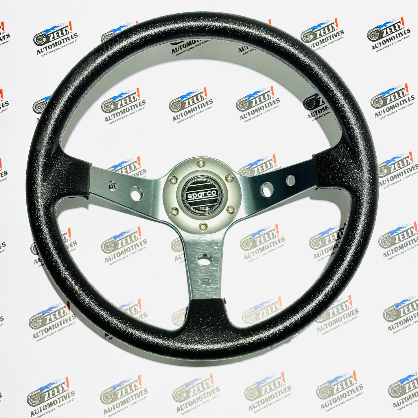 SPARCO Deep Dish 14-Inch Steering Wheel | Universal Racing Performance Design