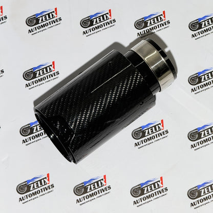 M-Performance Style Carbon Finish Single Exhaust Tip | Enhance Aggressive Look