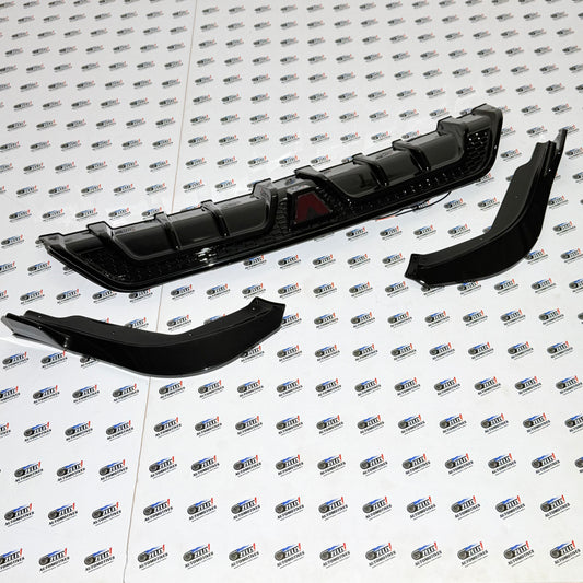 Honda City (2020–2023) Rear Diffuser With LED | Aftermarket ABS