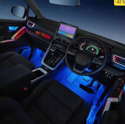 CARDI K4 OEM Ambient Lights For Toyota Innova Hycross 2023 Onwards - 17 Pieces