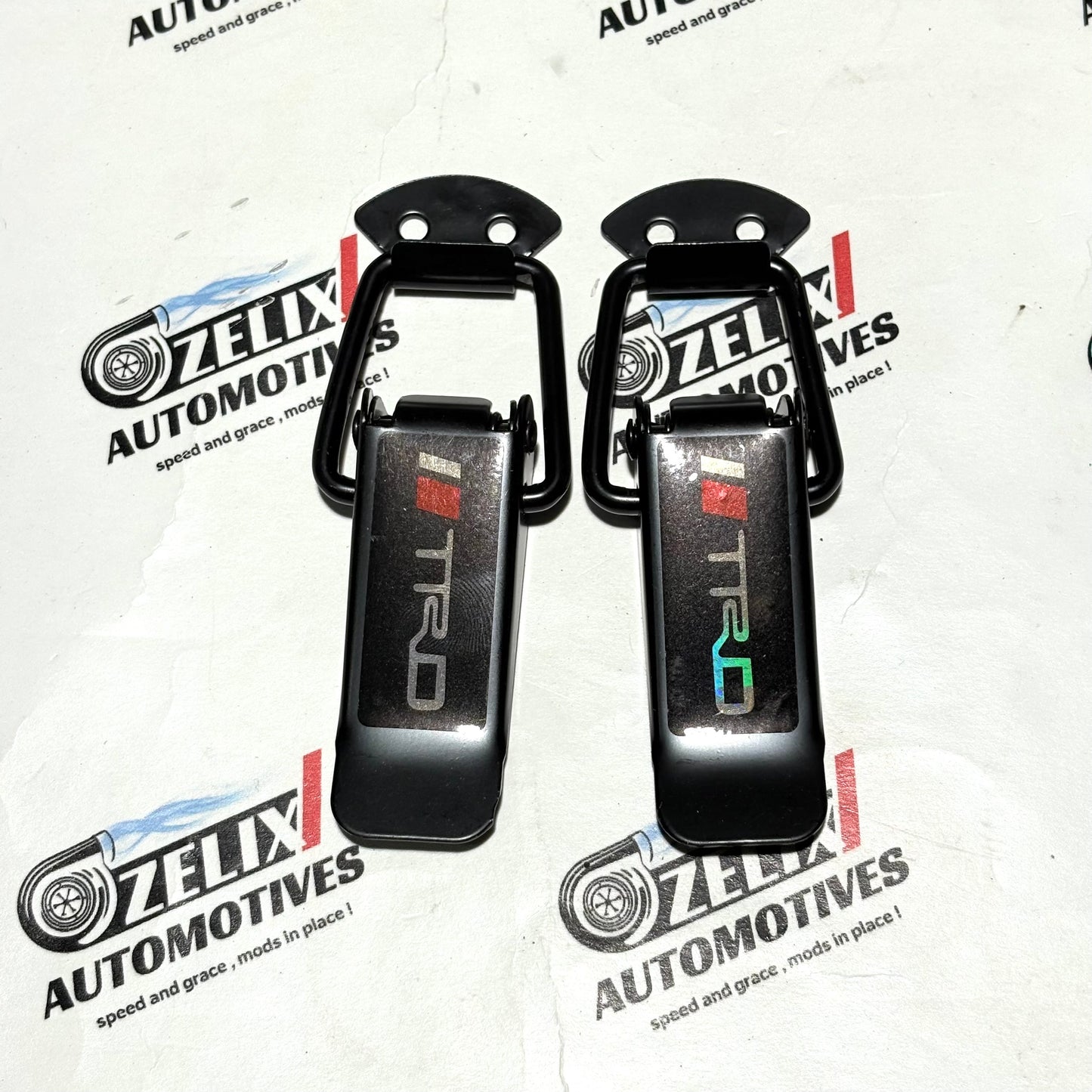 Universal  Bumper Clips | Premium Aluminium  Carbon Fiber and Burnt Finish