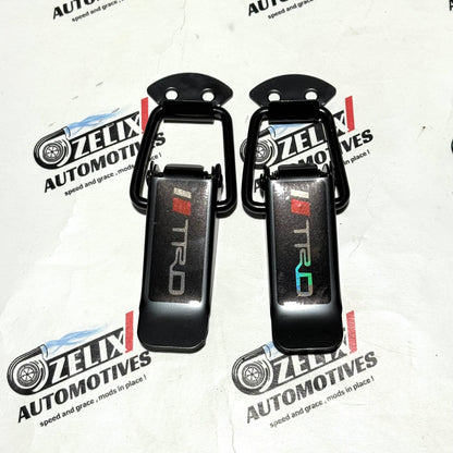 Universal  Bumper Clips | Premium Aluminium  Carbon Fiber and Burnt Finish