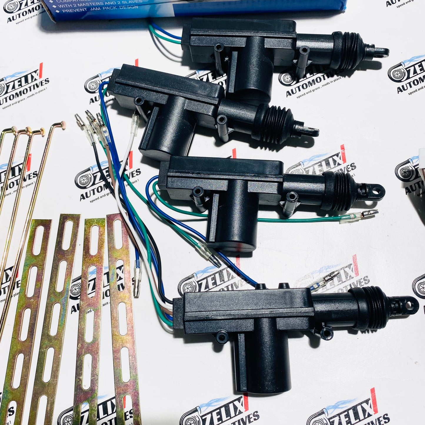 Central Door Lock System | Universal Aftermarket 4-Door Power Lock Conversion Kit