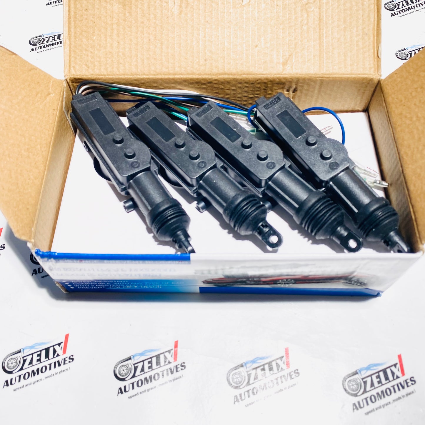 Central Door Lock System | Universal Aftermarket 4-Door Power Lock Conversion Kit