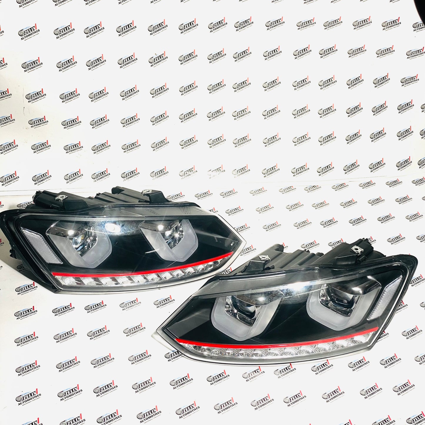 Polo UU-Style LED Headlights with DRL | Aftermarket Upgrade