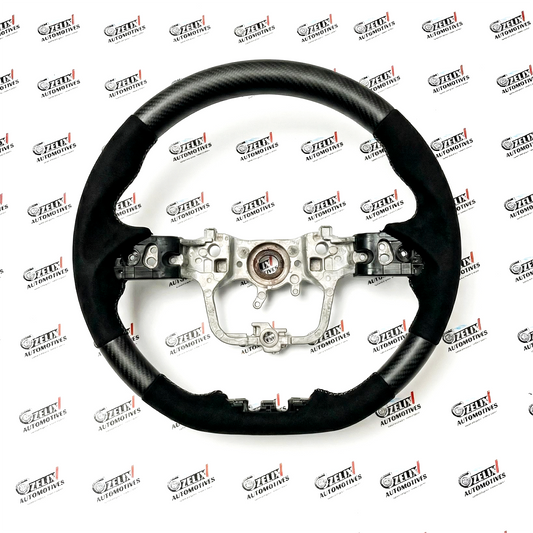 Toyota Hycross Steering Wheel | Premium Alcantara + Carbon Grip