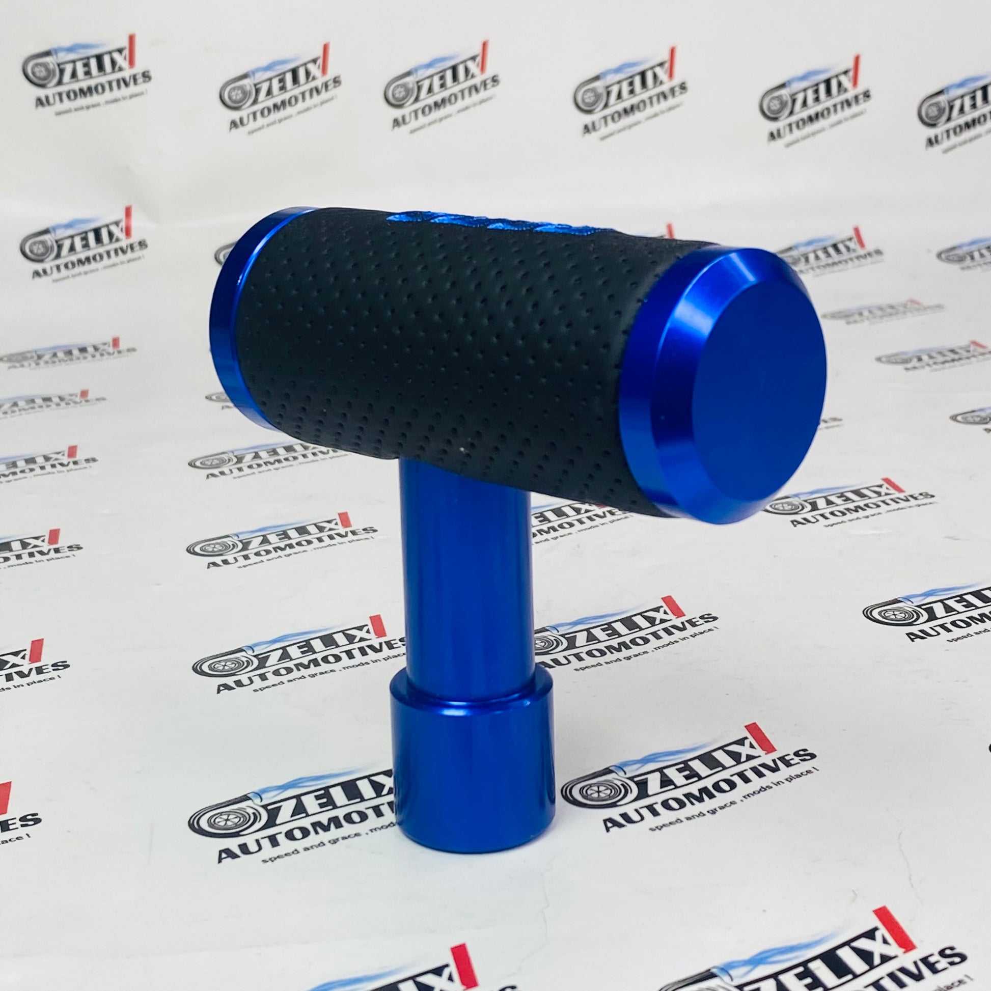 Universal  aircraft style  gear shift knob in blue