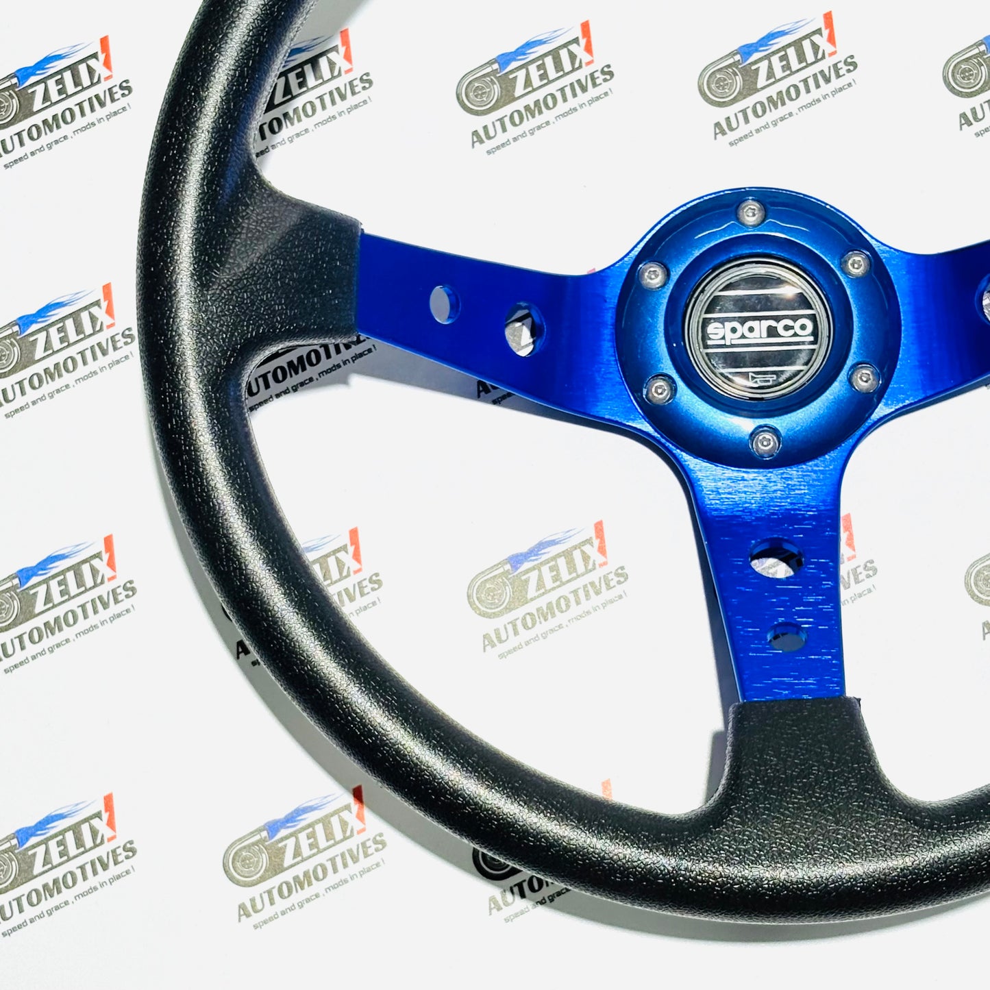 SPARCO Deep Dish 14-Inch Steering Wheel | Universal Racing Performance Design