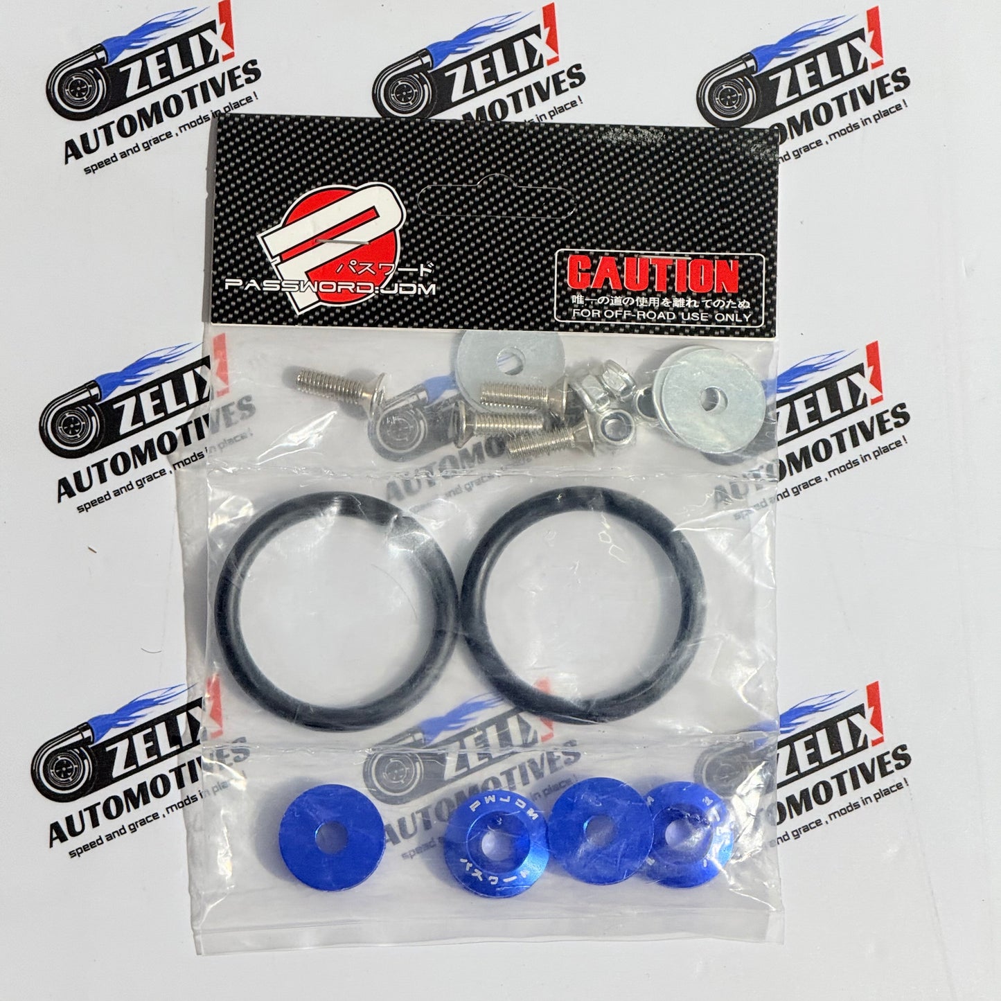 Quick Release Bumper Fasteners Kit | Universal Car Bumper & Trunk Mount