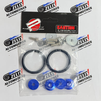 Quick Release Bumper Fasteners Kit | Universal Car Bumper & Trunk Mount