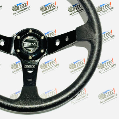 SPARCO Deep Dish 14-Inch Steering Wheel | Universal Racing Performance Design