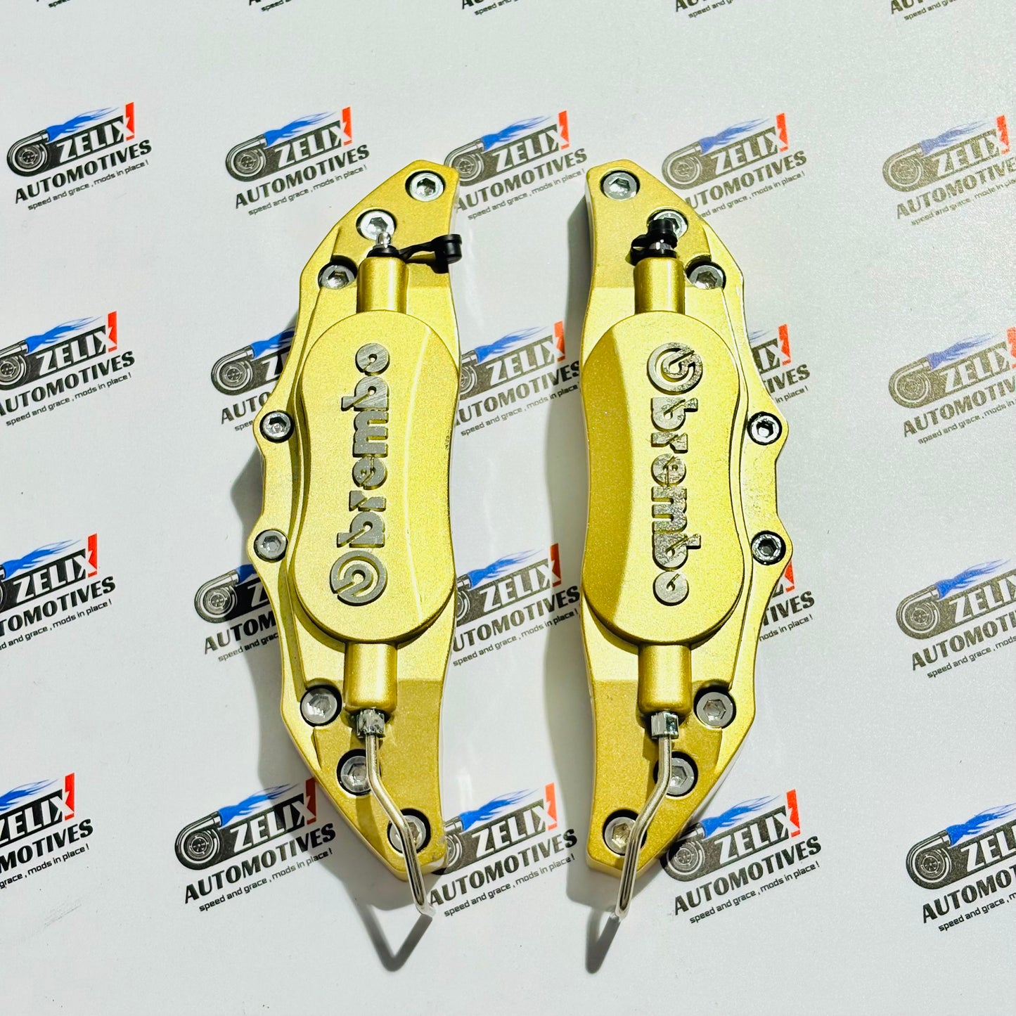 Brembo Aluminum Brake Caliper Protector Cover | Premium 2-Piece Set