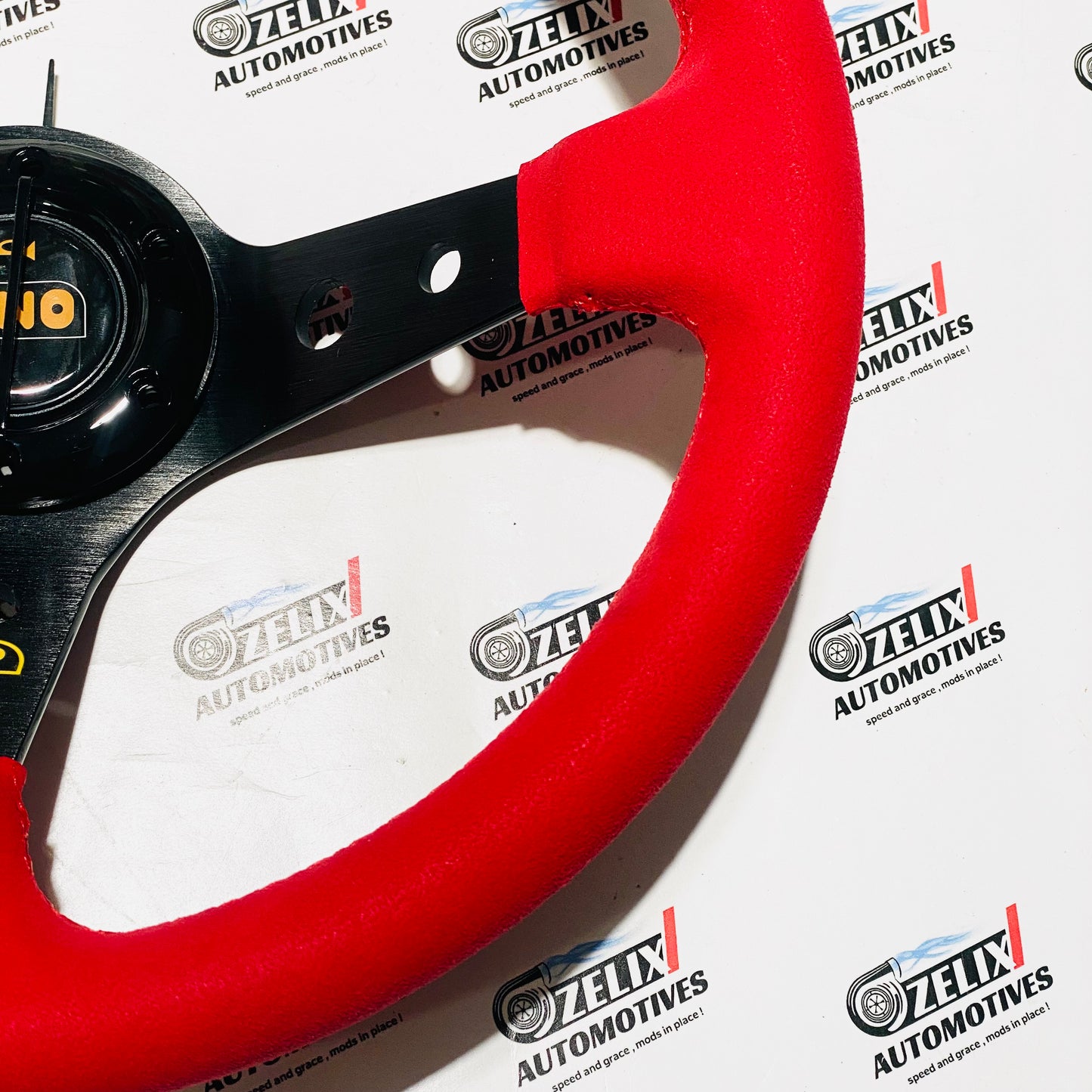 OMP Racing Steering Wheel | Premium Alcantara Grip | Universal Fit