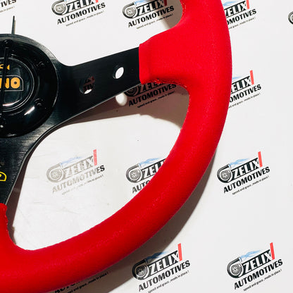 OMP Racing Steering Wheel | Premium Alcantara Grip | Universal Fit