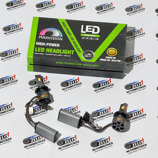 MAXVISION M26 PRO High-Power LED Headlight | Universal CANBUS (260W)