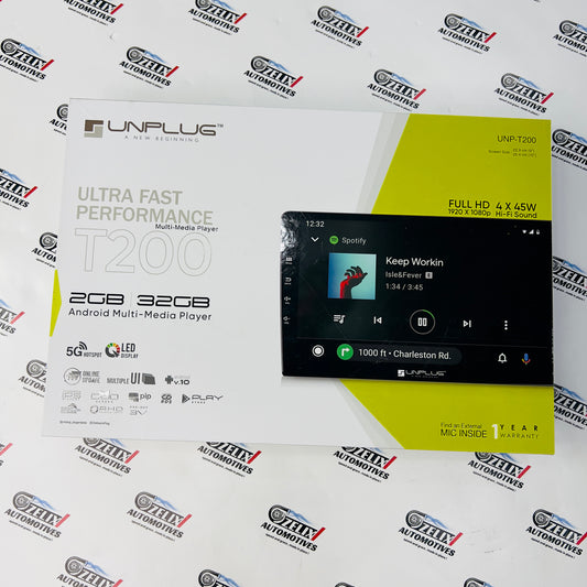 UNPLUG UNP-T200 Android Multimedia Player | Aftermarket Car Entertainment System