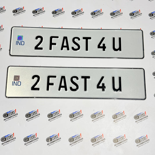 Magnetic Number Plates | Perfect For Car Enthusiasts | Multiple Variants